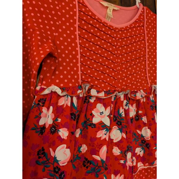 Matilda Jane girls Sz 10 red tunic top Moments with you Cheerful Day EUC - Picture 4 of 8